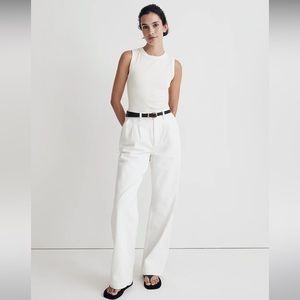 NWT Madewell Crewneck Thong Bodysuit in Sleekhold